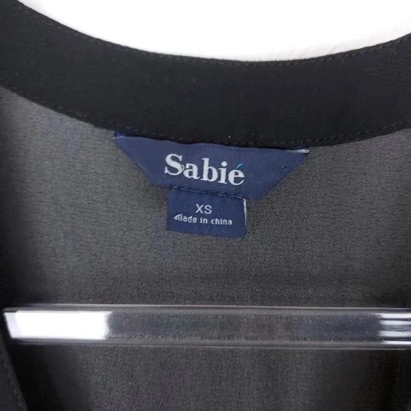 Sabié Sheer Panel Peplum Shirt Dress - Picture 3 of 12